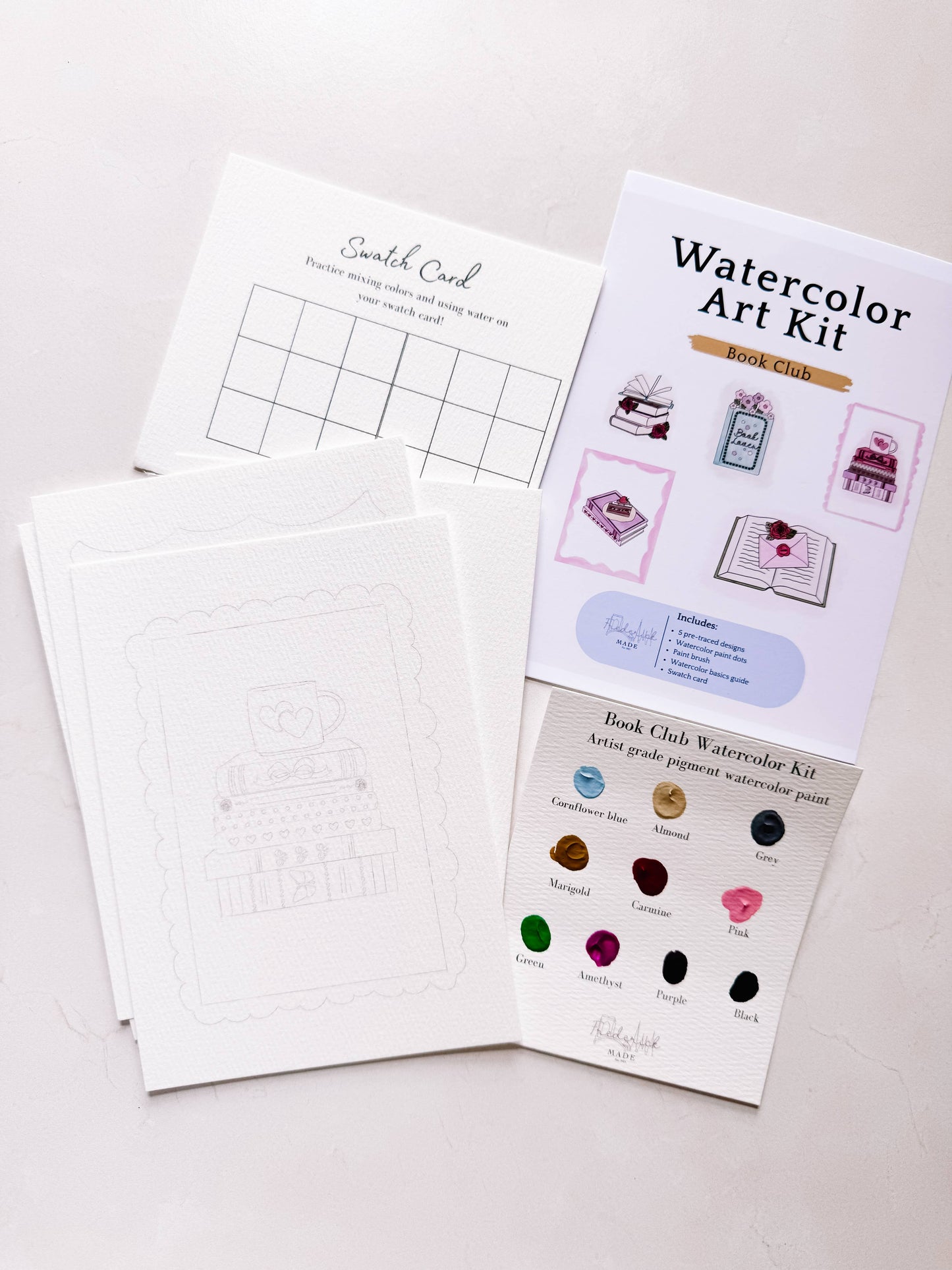 Book Club Mini Watercolor Kit