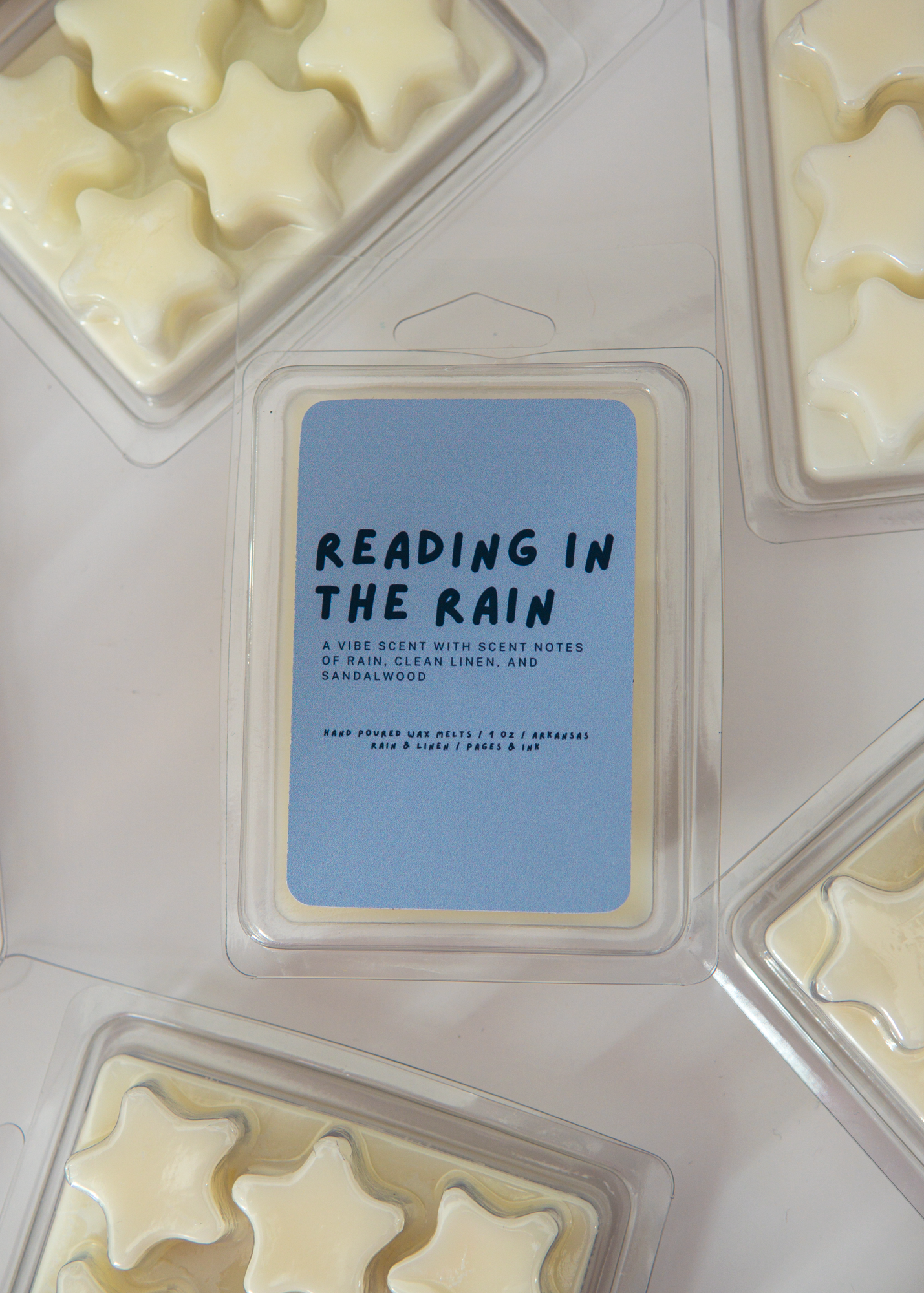 Reading in the Rain Wax Melts