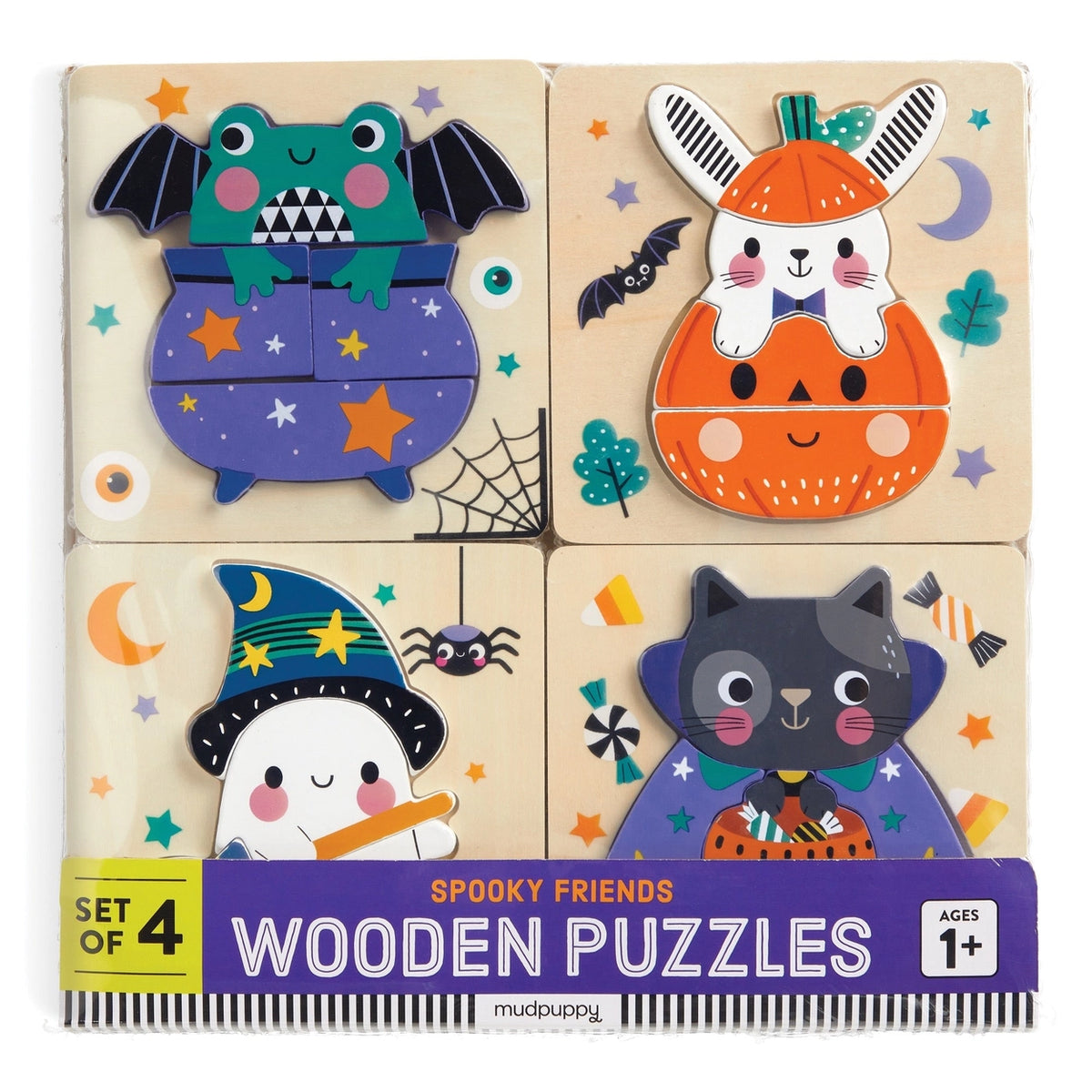 Spooky Friends Wooden Puzzles