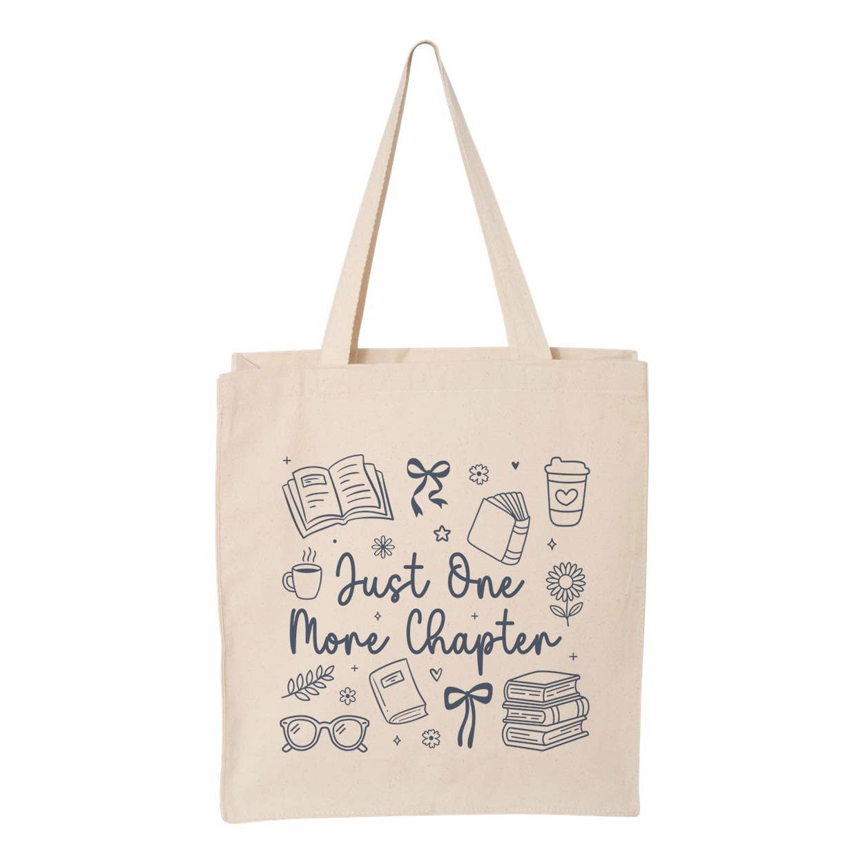 Doodles One More Chapter Tote Bag