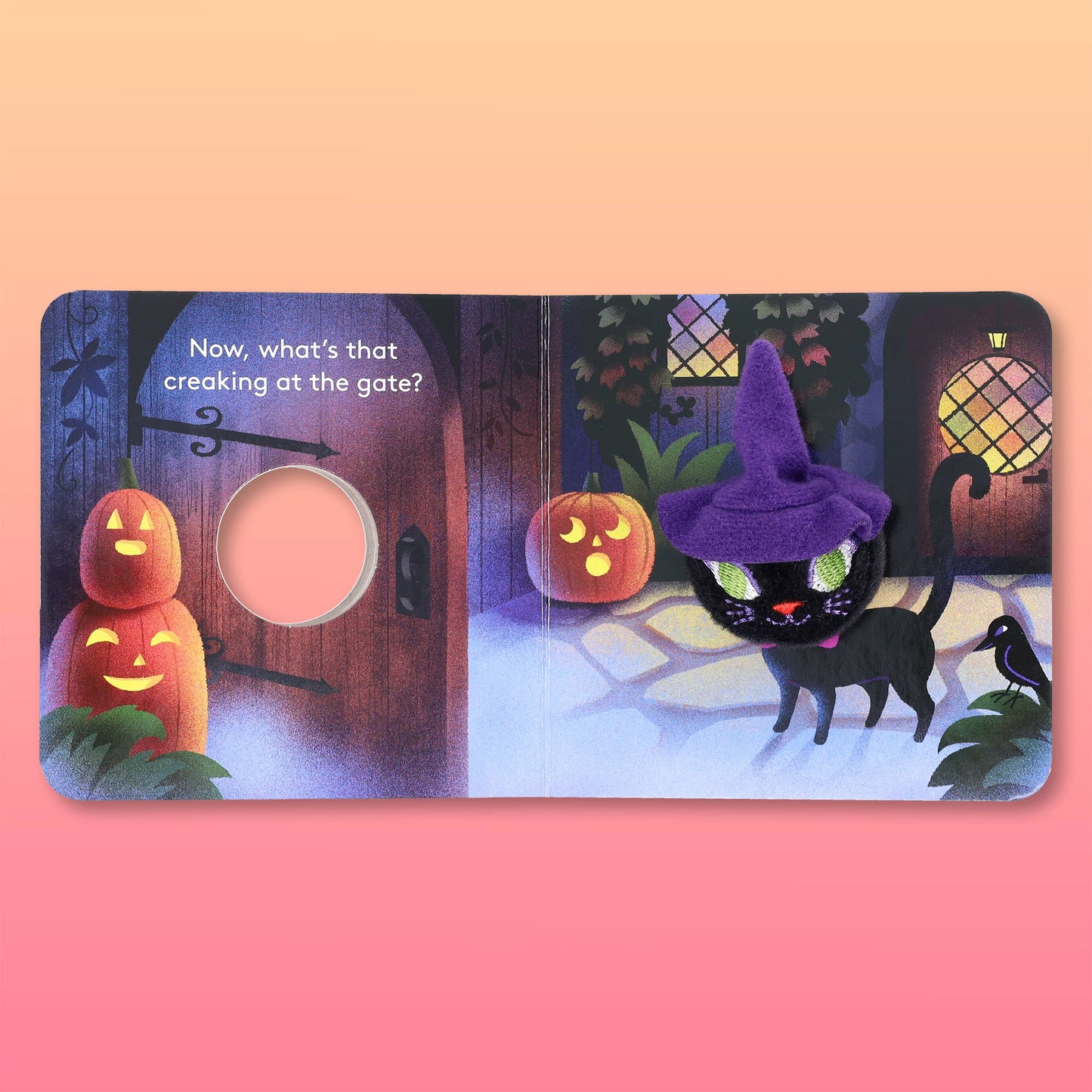 Little Witch Cat: Finger Puppet Book