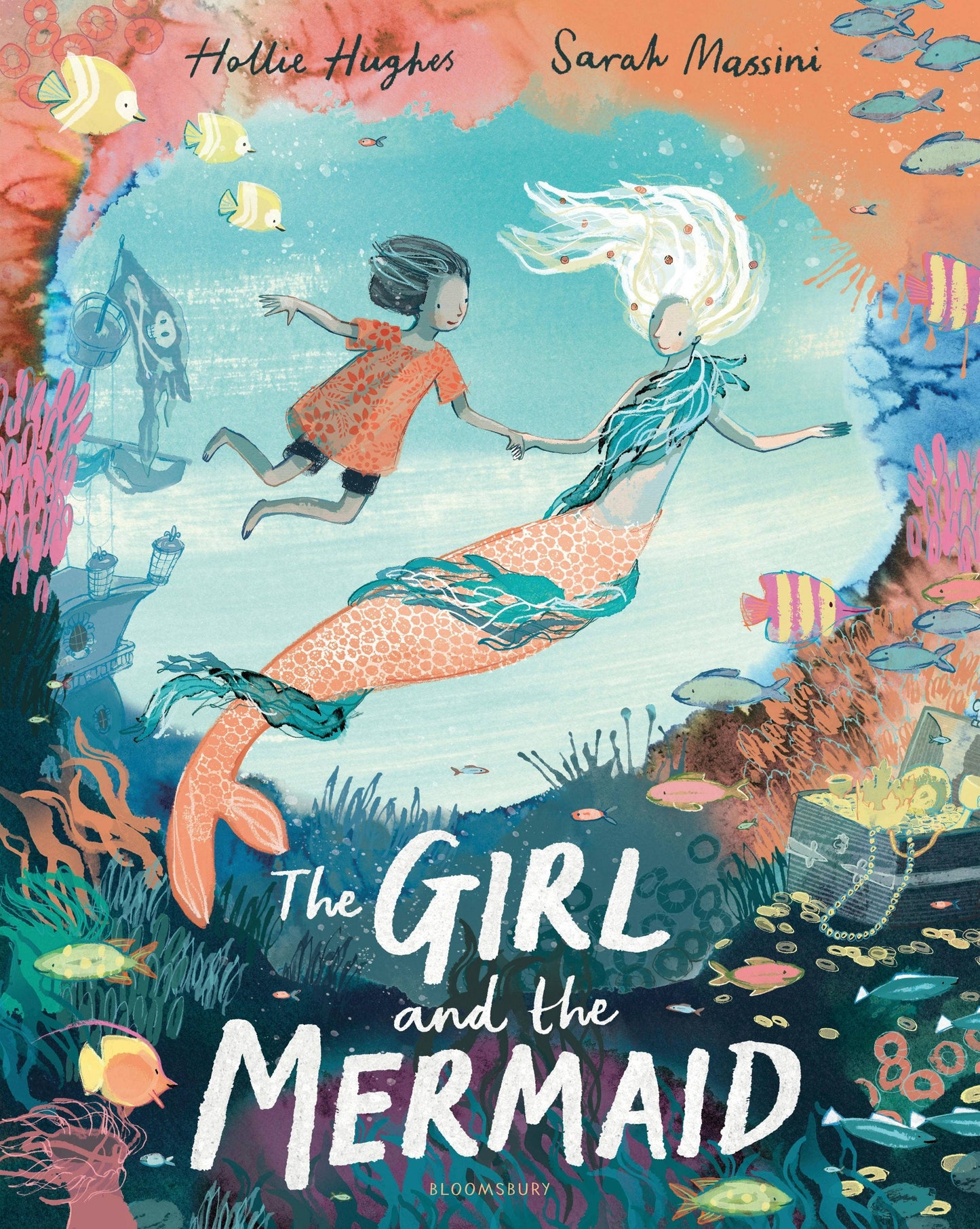 Girl And The Mermaid by Hollie Hughes