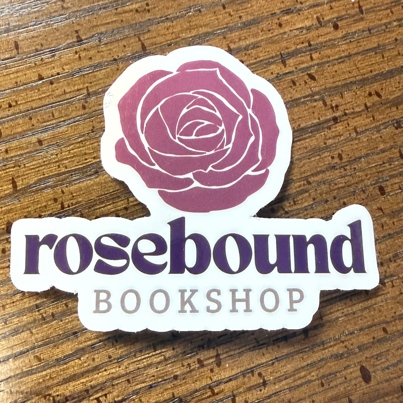 Rosebound Bookshop Logo Sticker