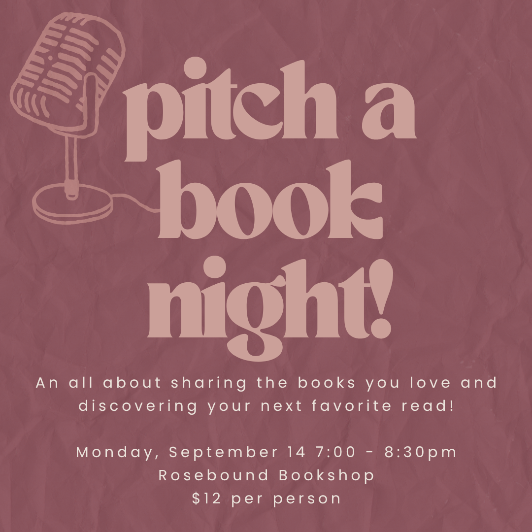 Pitch a Book Night - September 14, 2026