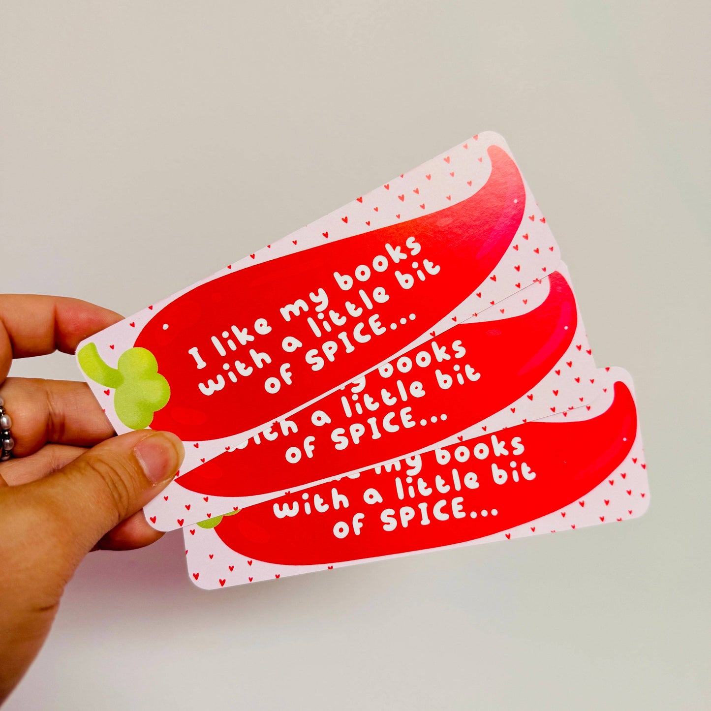 Bookmark I Like My Books With A little Bit Of Spice