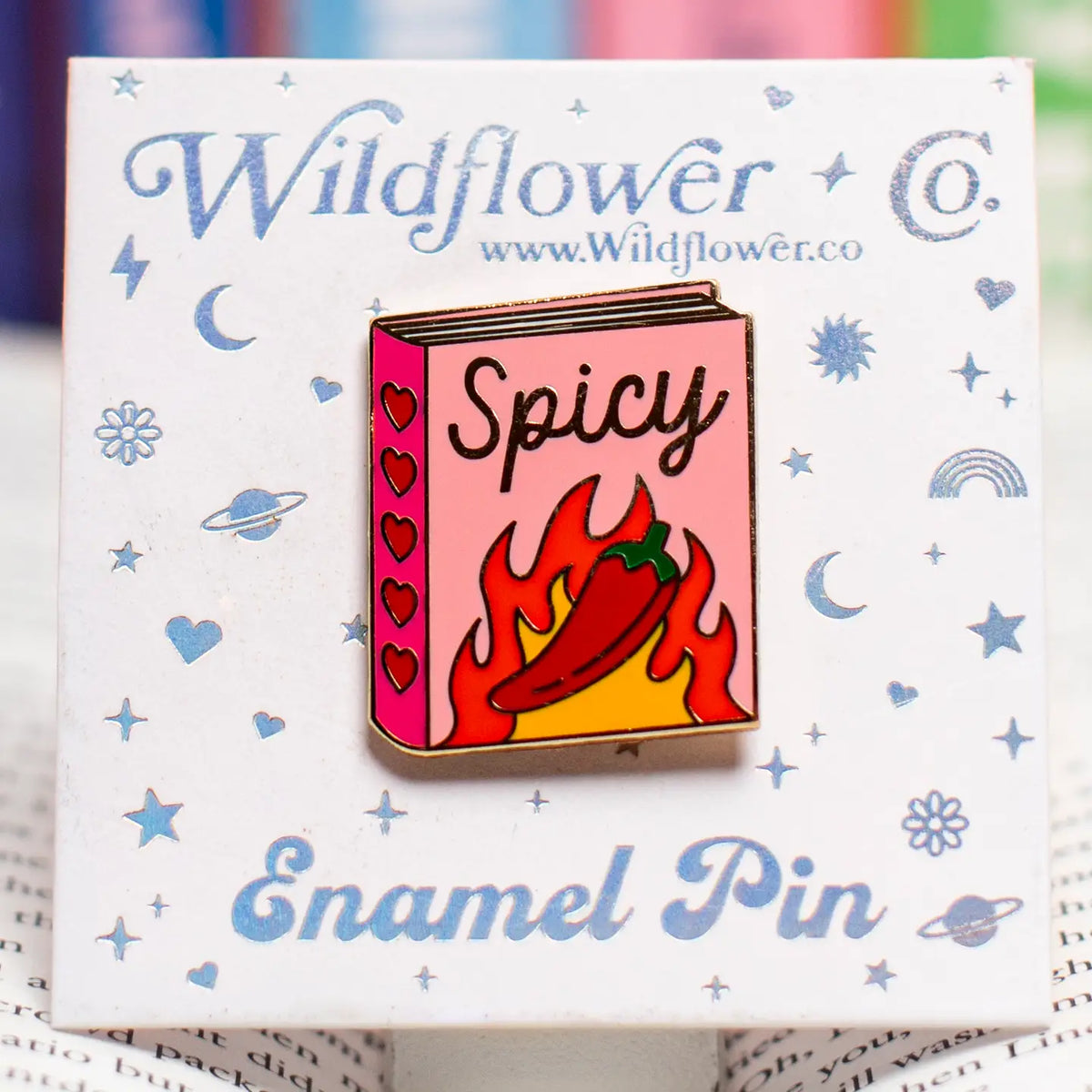 Spicy Book Pin