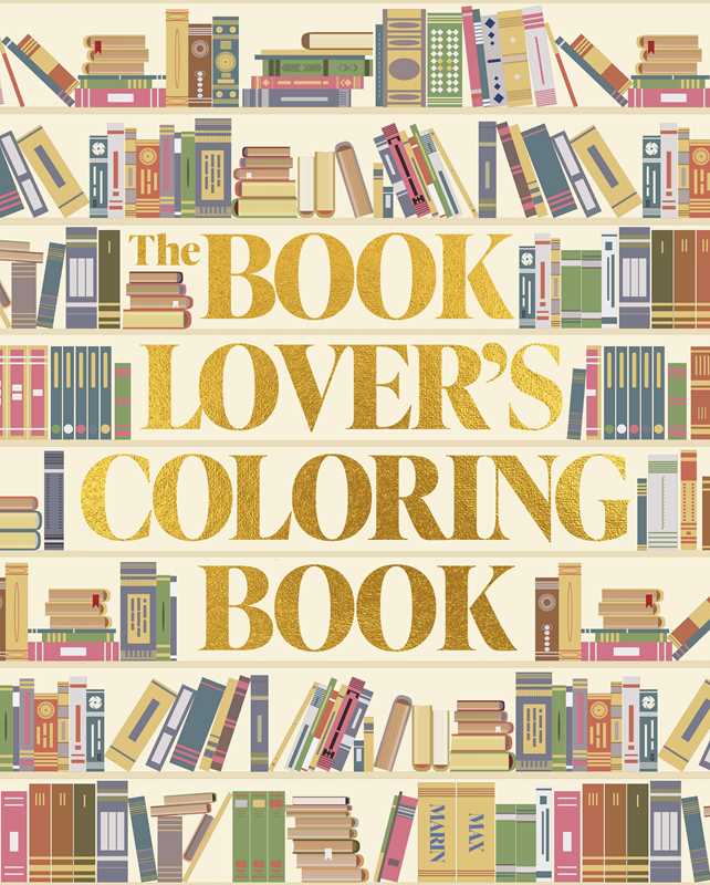 Book Lover's Coloring Book by Max Marin