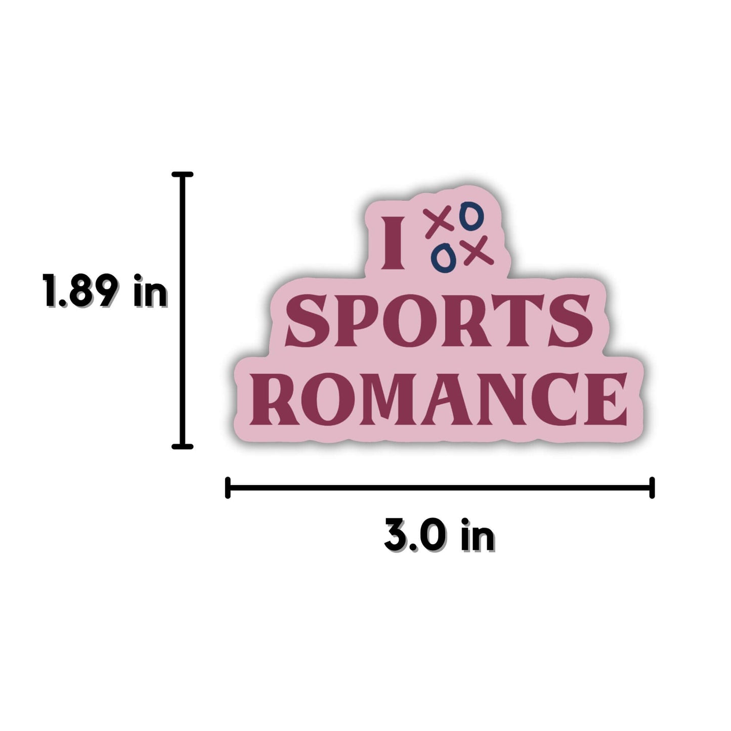I Love Sports Romance Sticker