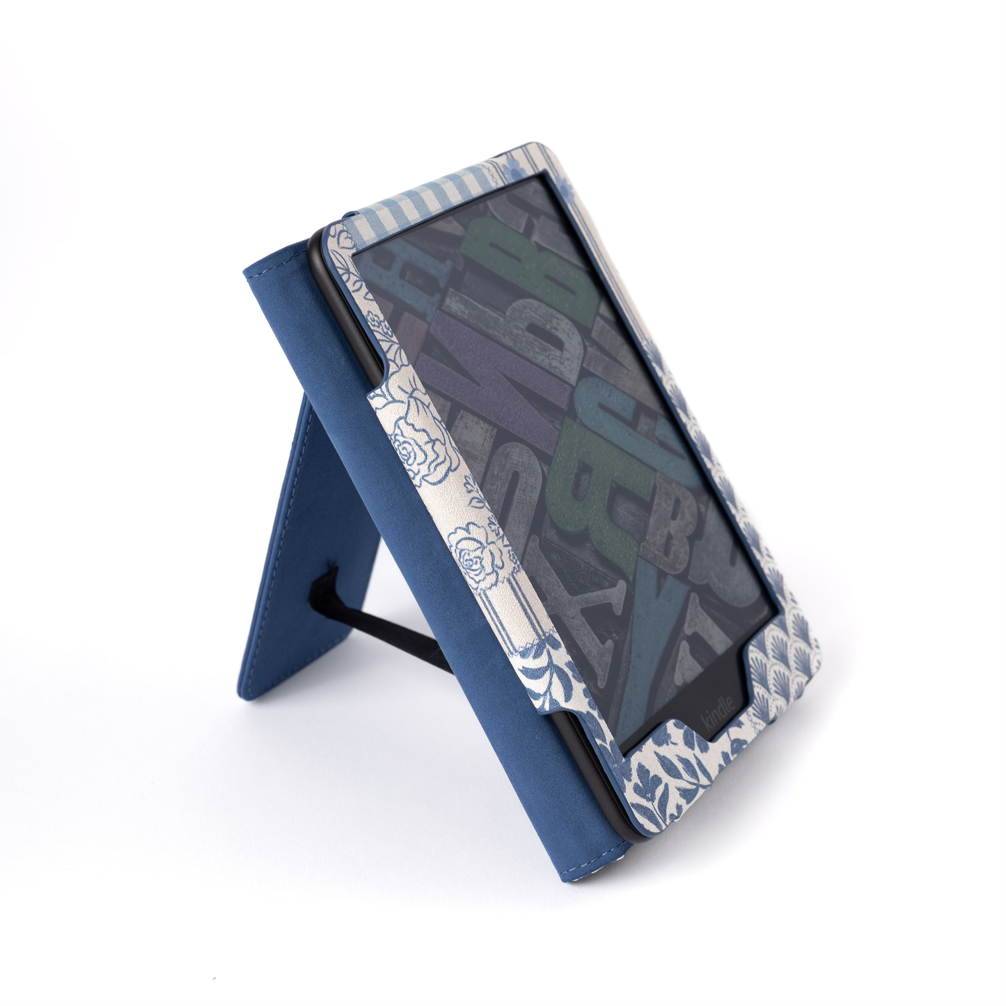 Coastal Patchwork Kindle Case
