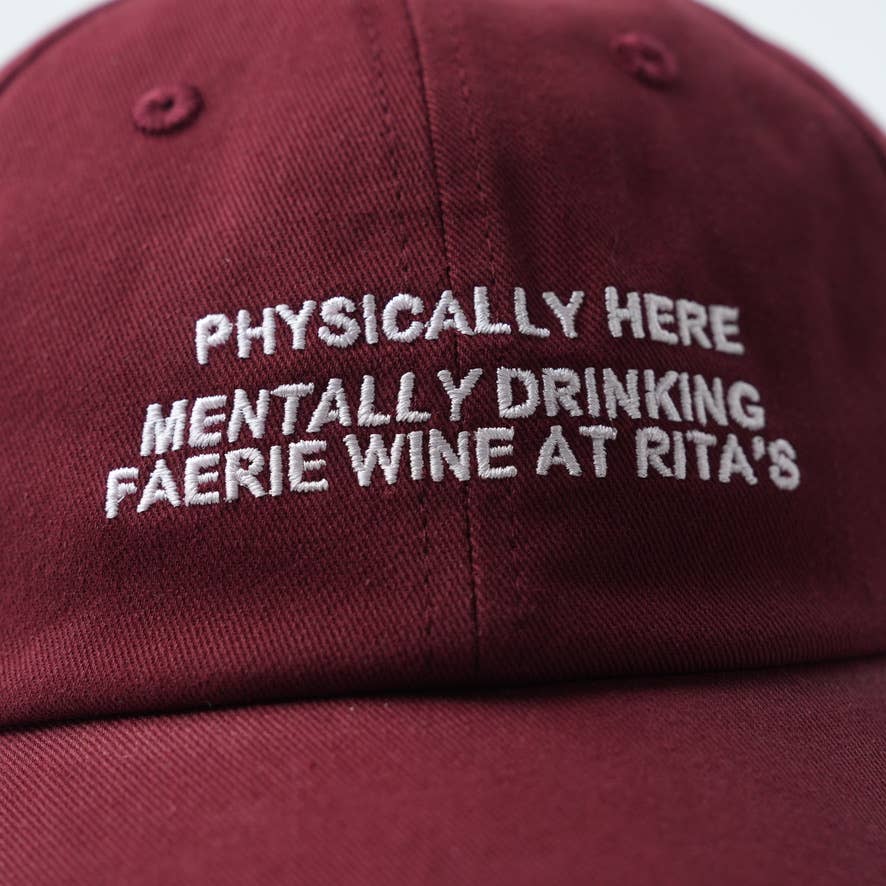 Mentally Drinking at Rita's Bookish Dad Hat