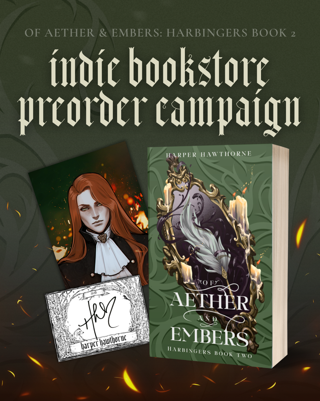 Of Aether & Embers (Harbingers Book 2) by Harper Hawthorne