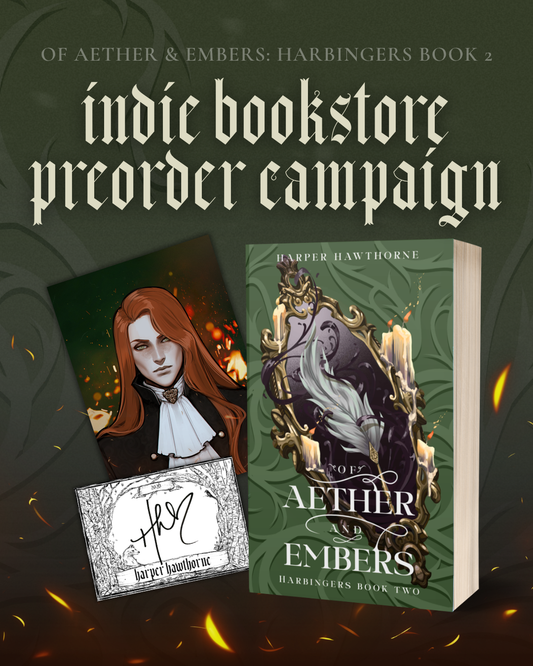 Of Aether & Embers (Harbingers Book 2) by Harper Hawthorne