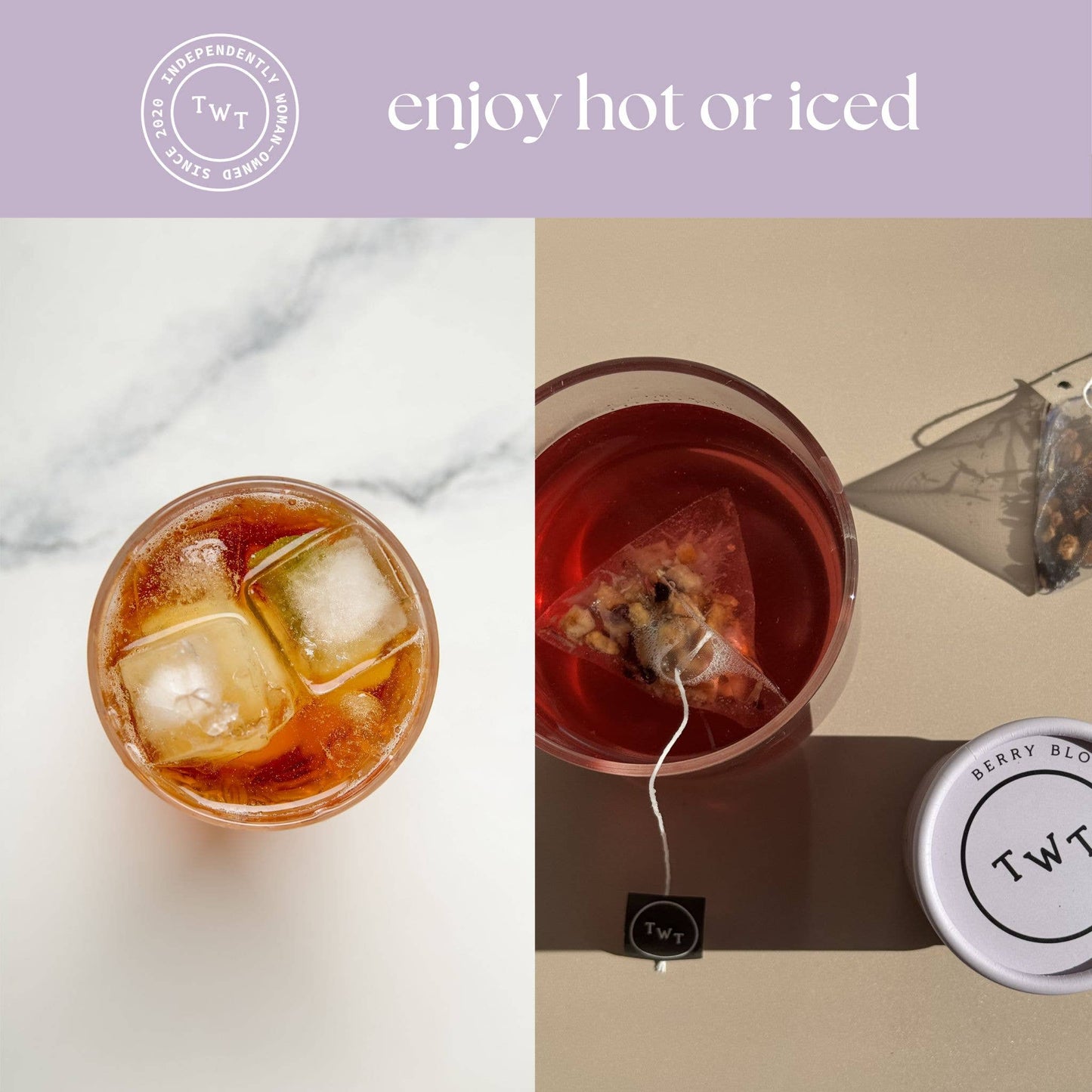 Berry Blossom Herbal Mini Tea Tube (5 tea bags)