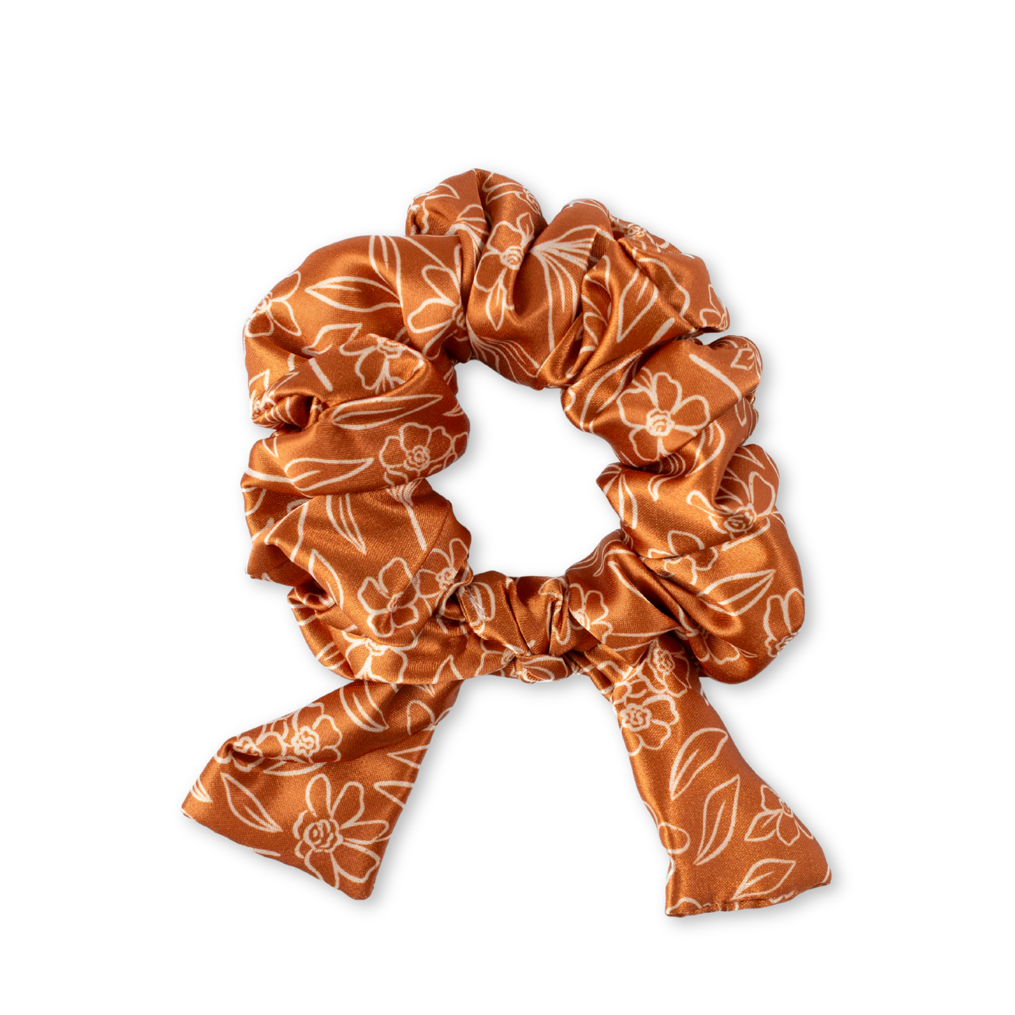 Satin Scrunchie: Terracotta
