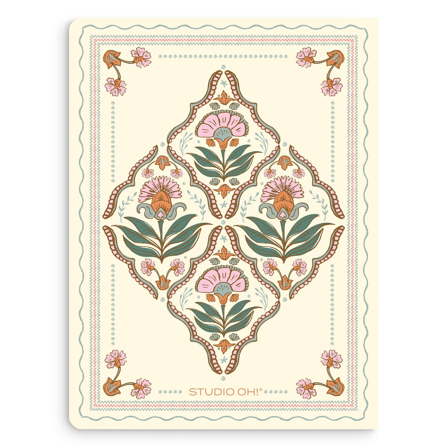 Floral Tapestry Medium Coptic-Bound Journal