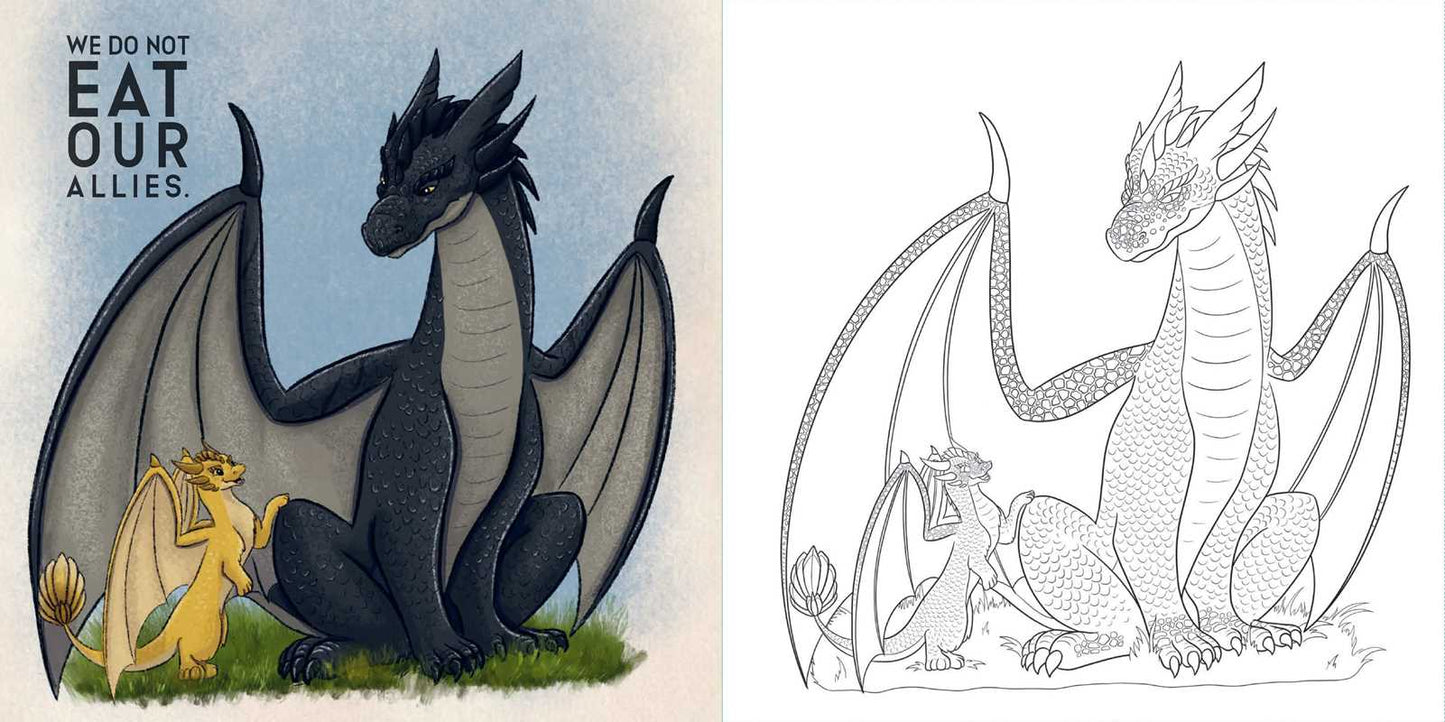 Fourth Wing Coloring Book