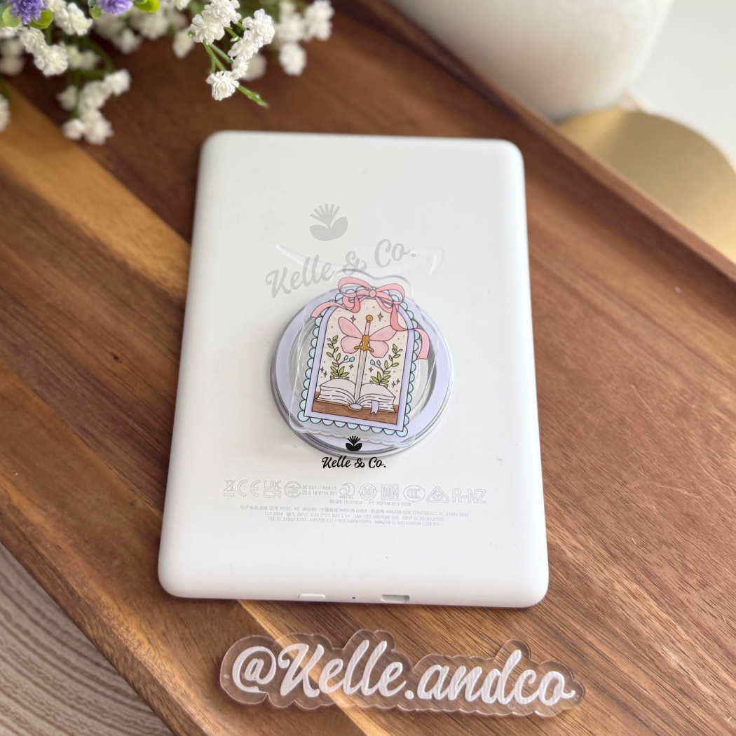 Fantasy Reader Kindle Grip