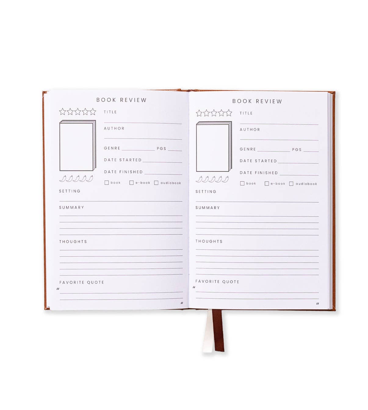 Book/Reading Journal Pink