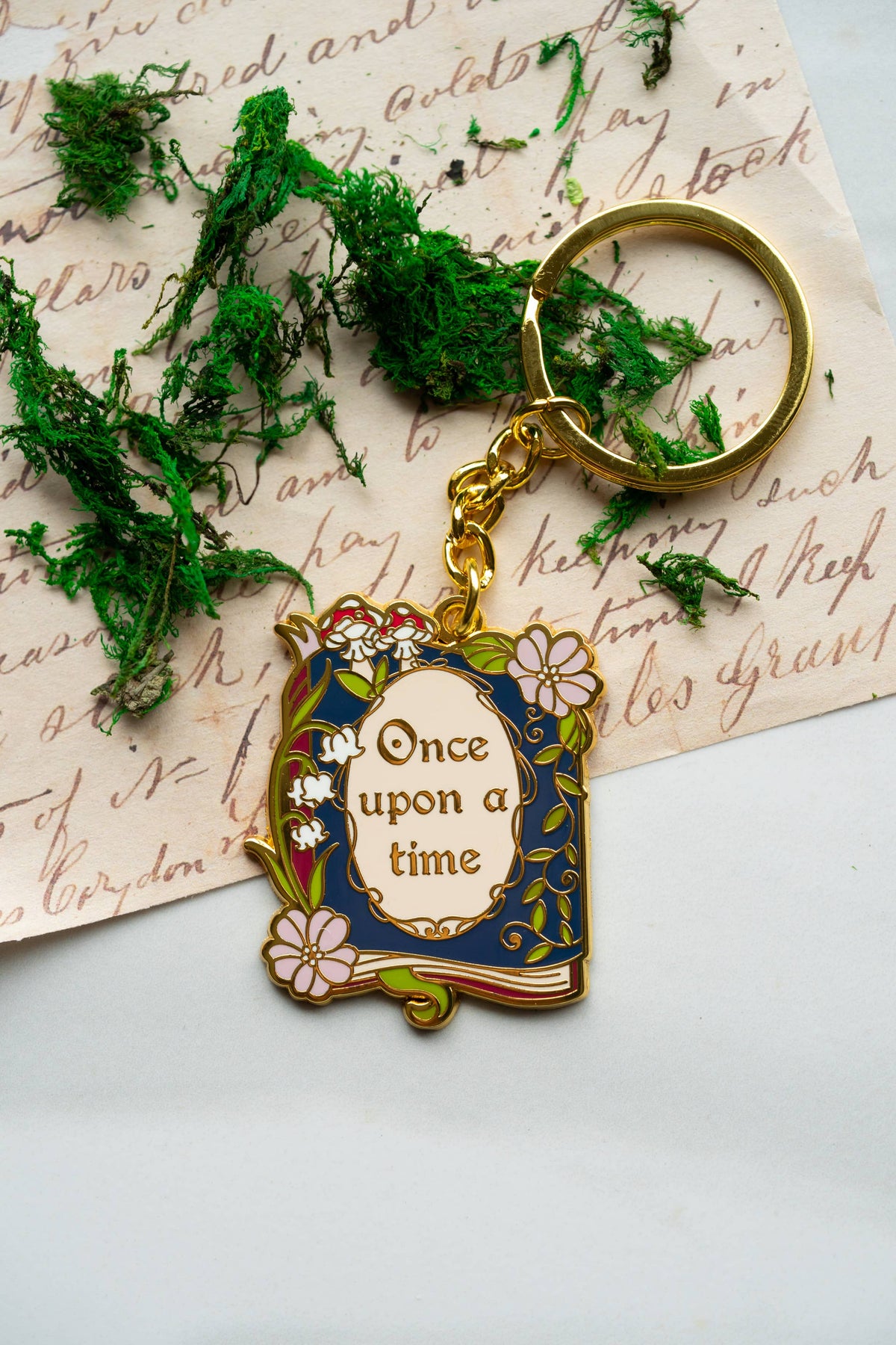 Once Upon a Time Enamel Keychain – photo 2