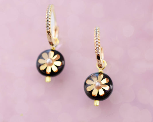 Mira Flower Dangle Earrings