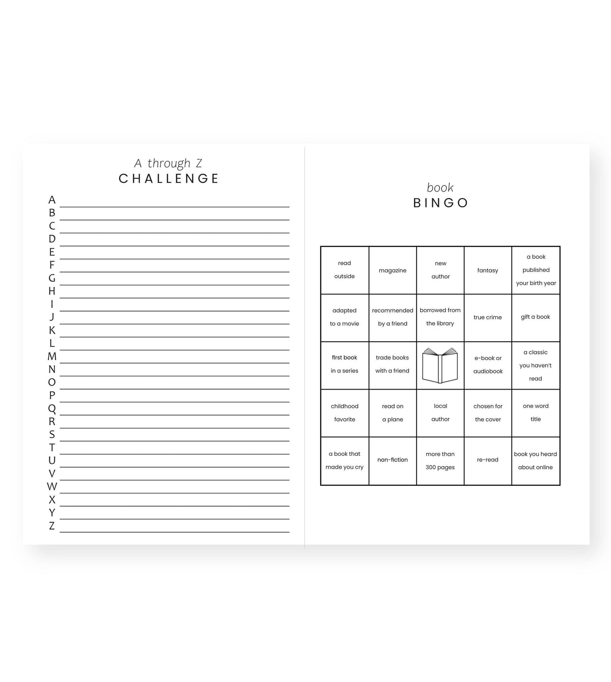 Book/Reading Journal Black – photo 12