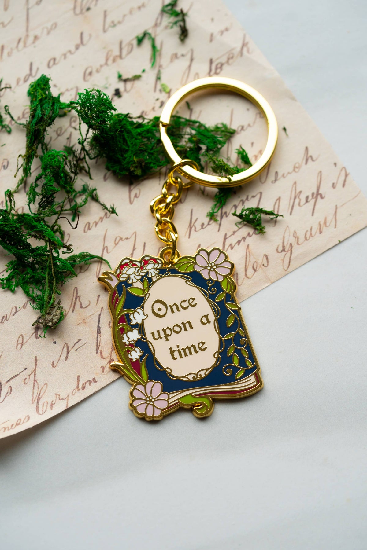 Once Upon a Time Enamel Keychain