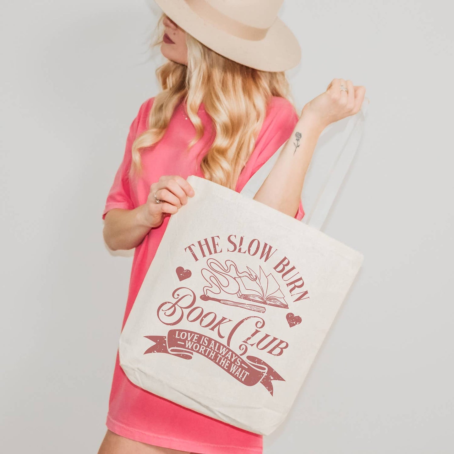 The Slow Burn Book Club Tote Bag