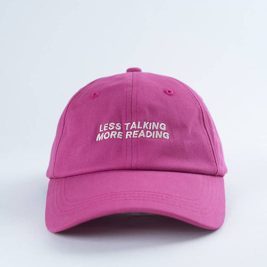 Less Talking More Reading Bookish Baseball Hat