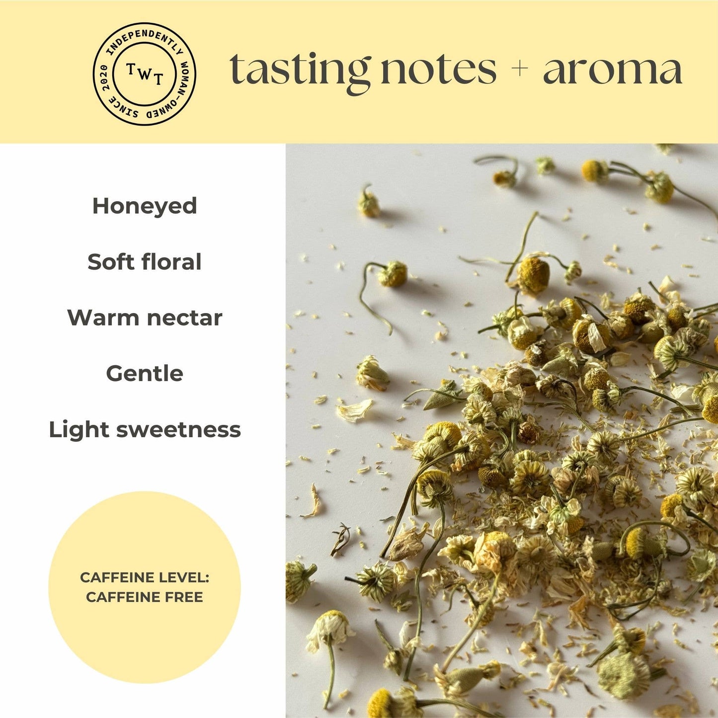 Chamomile Mini Tea Tube (5 tea bags)