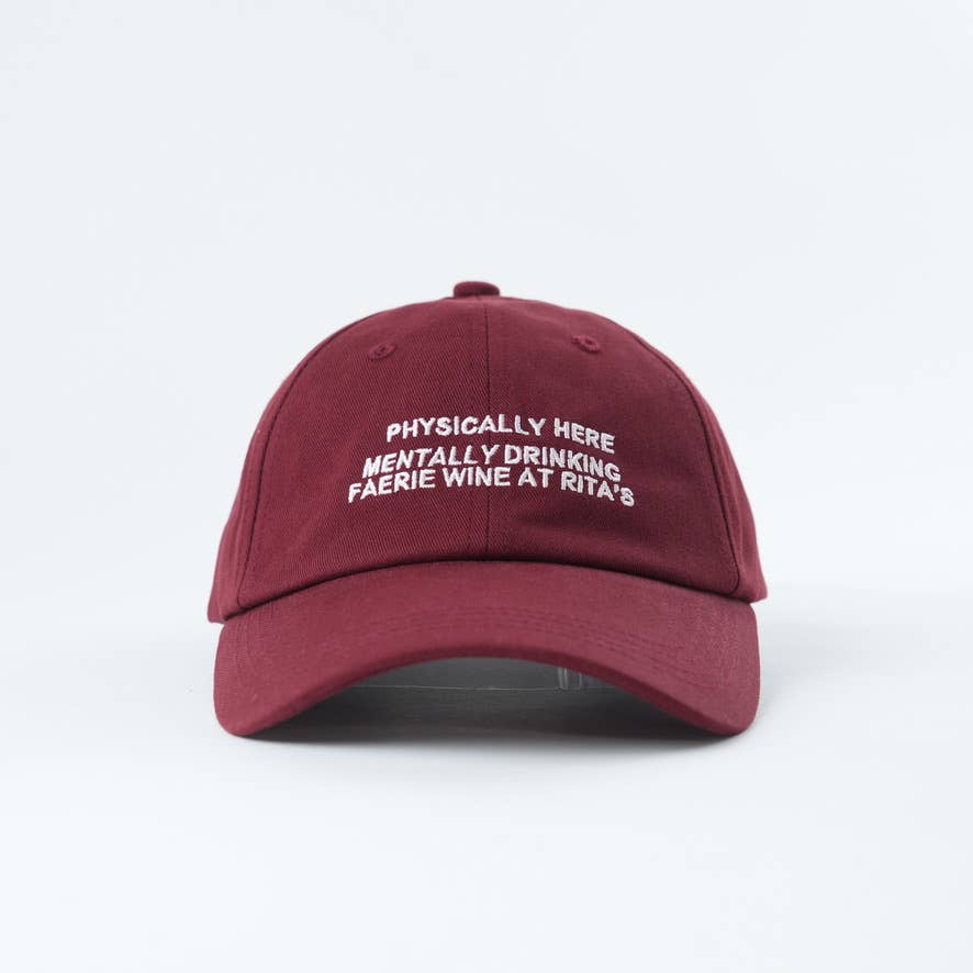 Mentally Drinking at Rita's Bookish Dad Hat