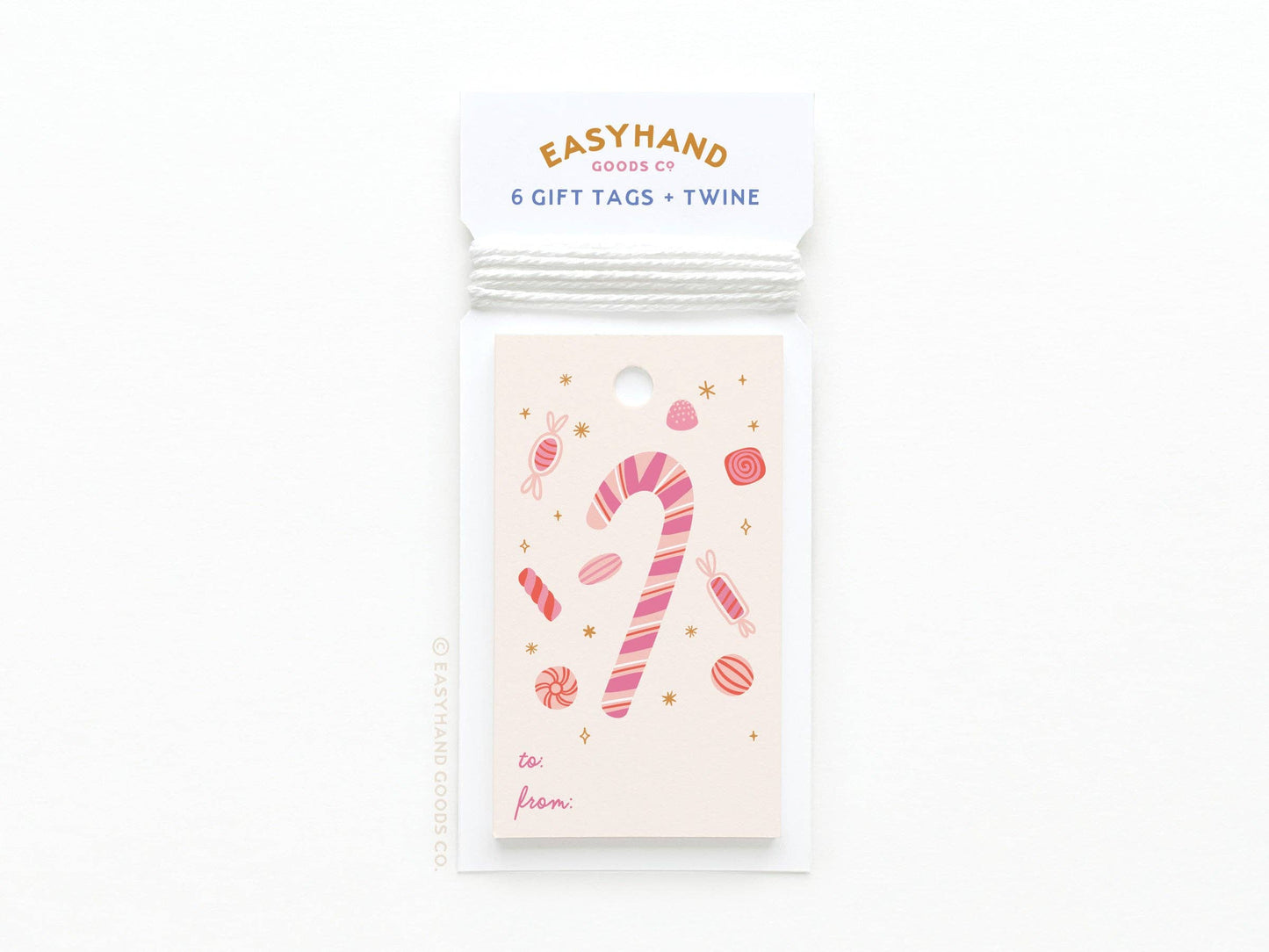 Candy Cane Gift Tags