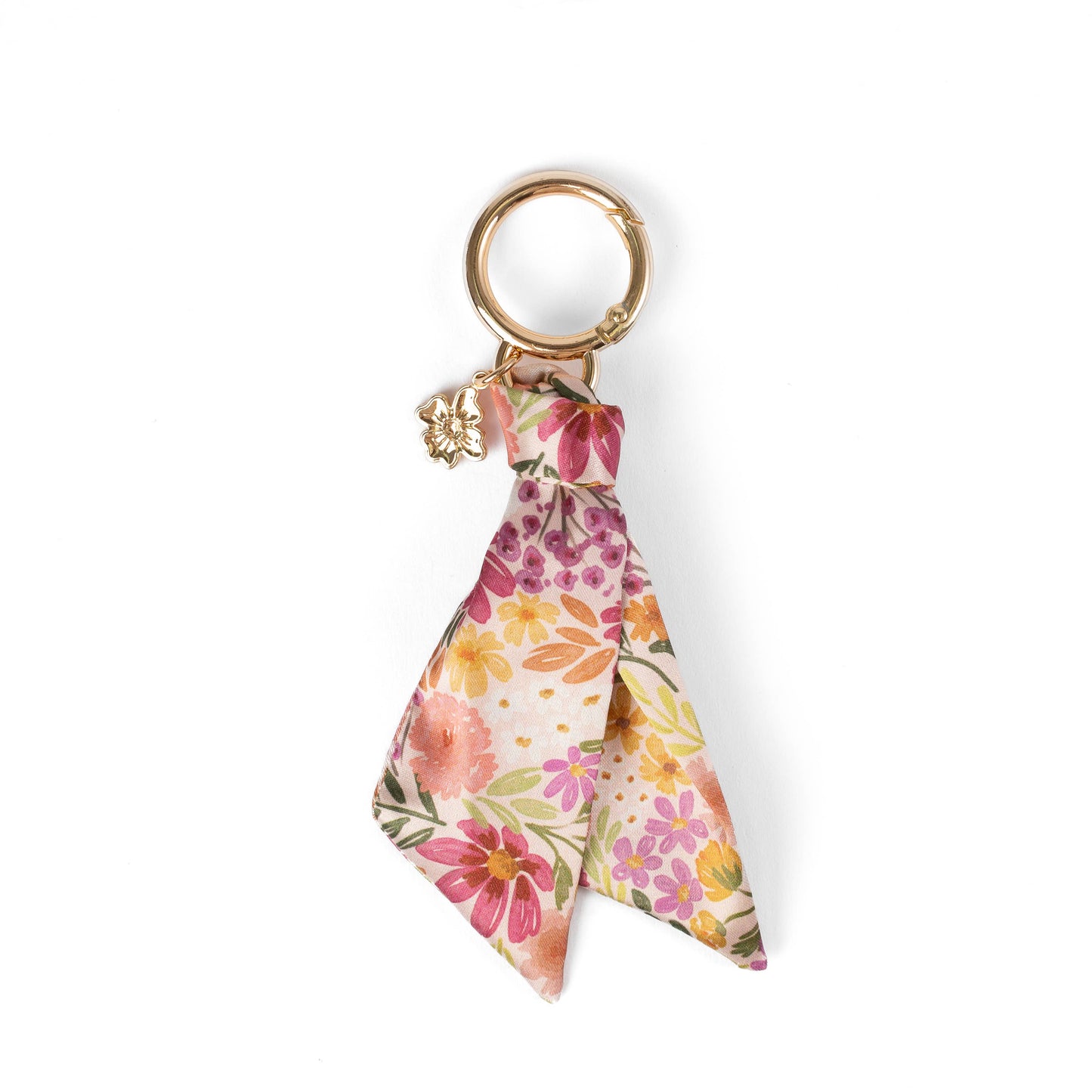 Floral Satin Keychain: Summer Meadows