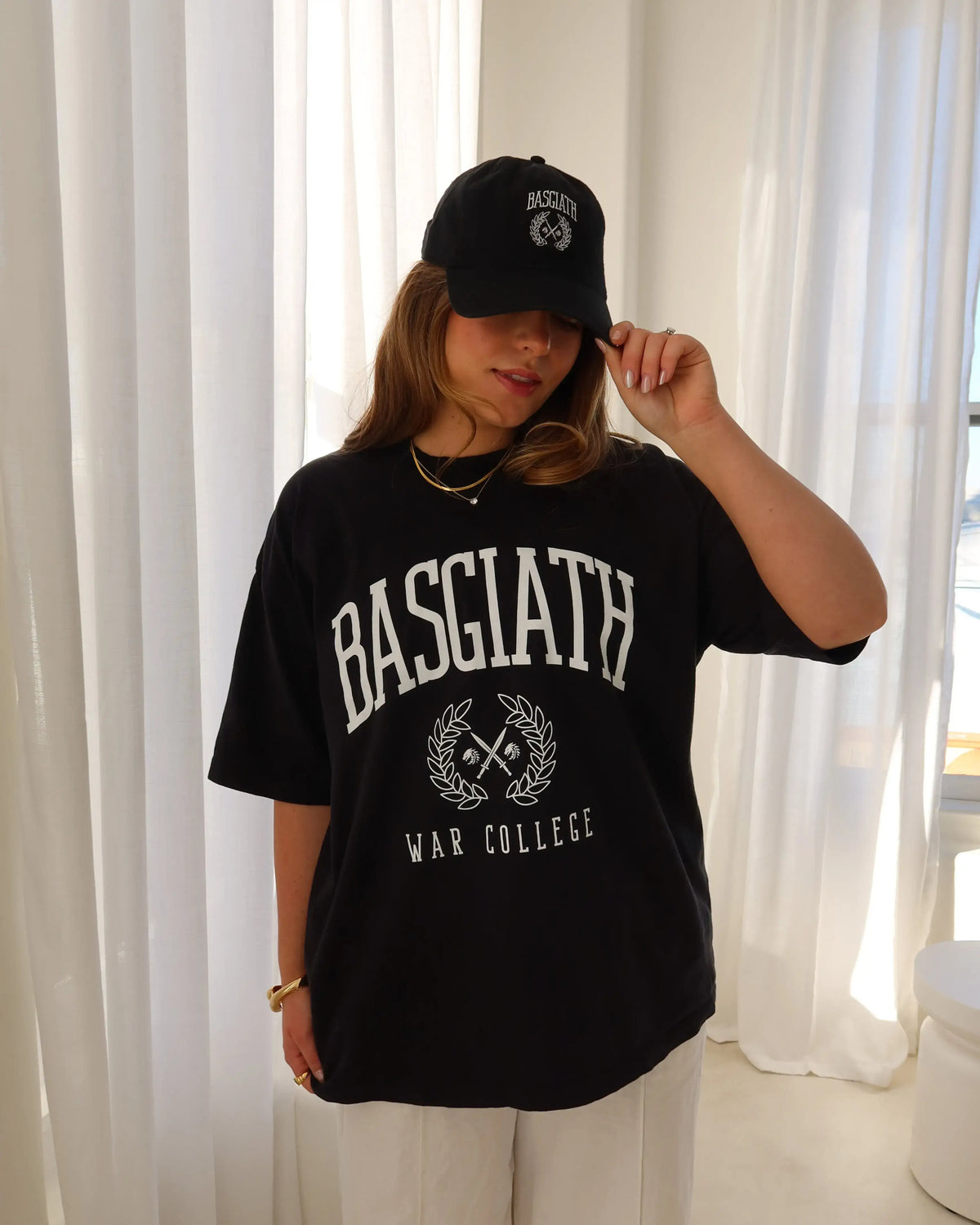 Fourth Wing Basgiath Collegiate T-Shirt