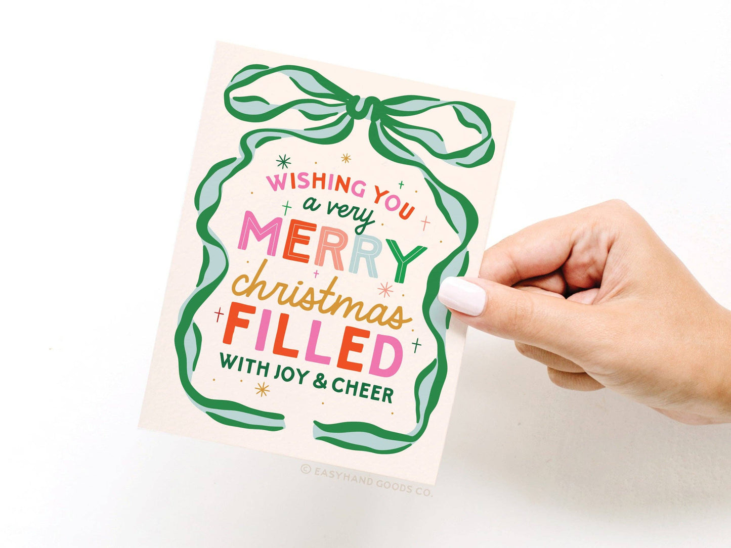 Wishing You a Very Merry Christmas Greeting Card