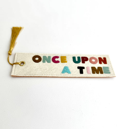 Once Upon A Time Felt Bookmark