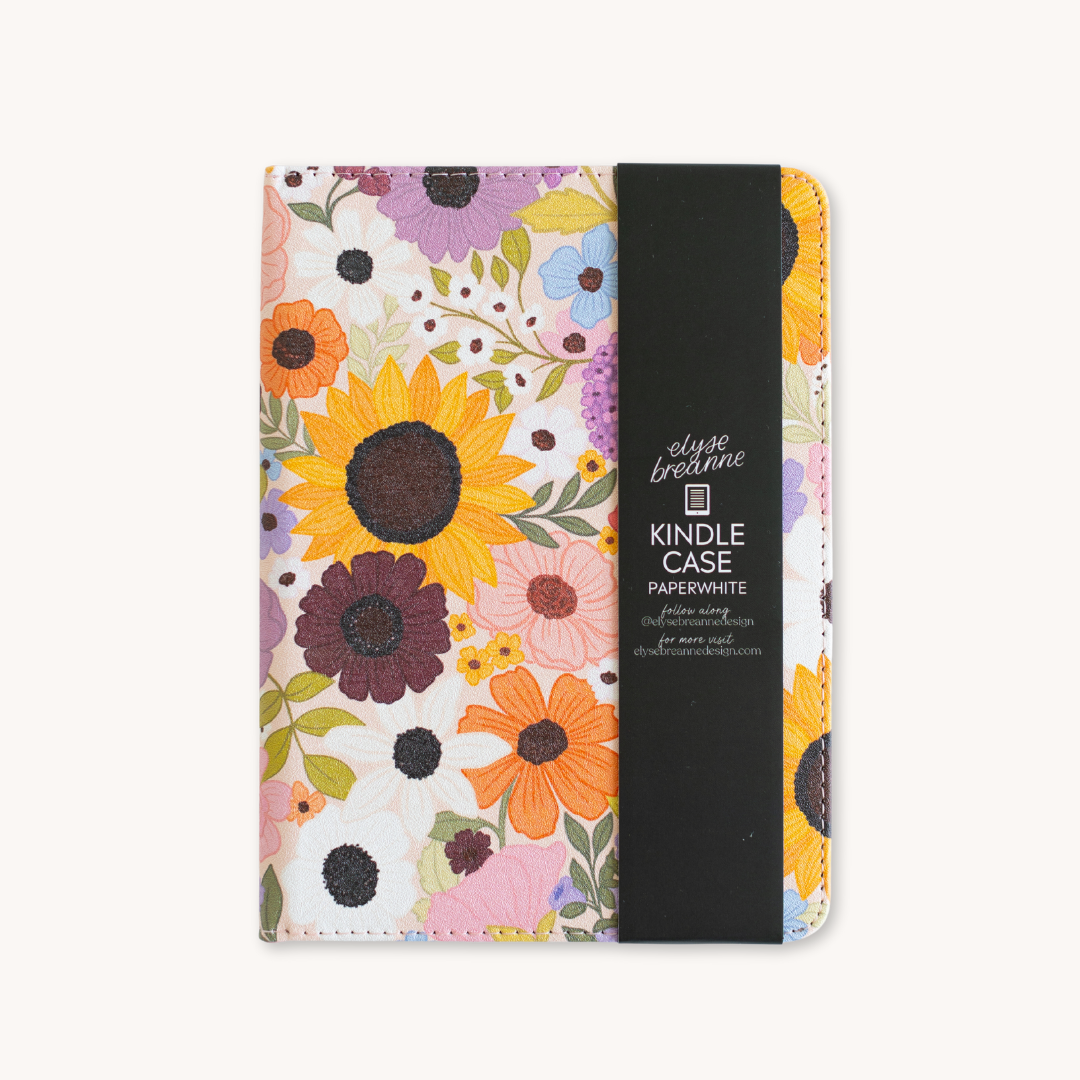 Rainbow Garden Kindle Case