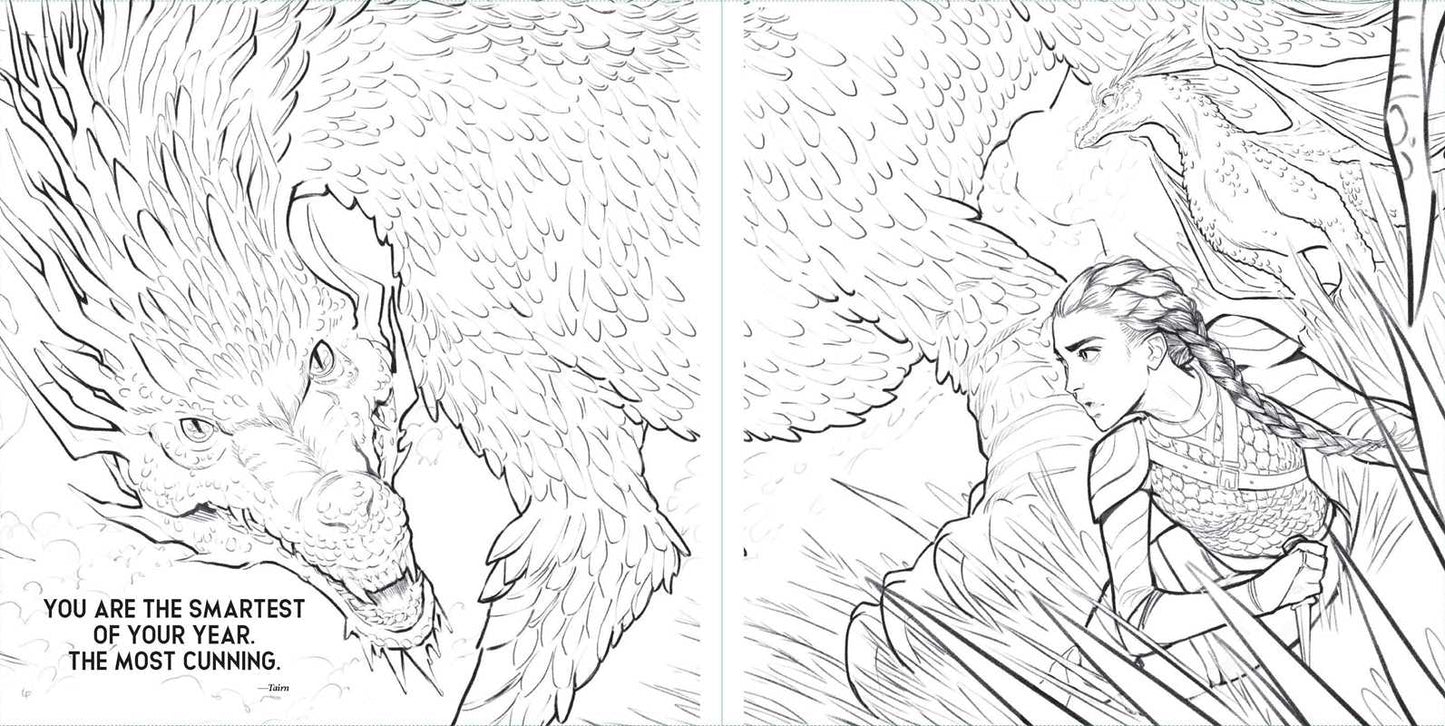 Fourth Wing Coloring Book
