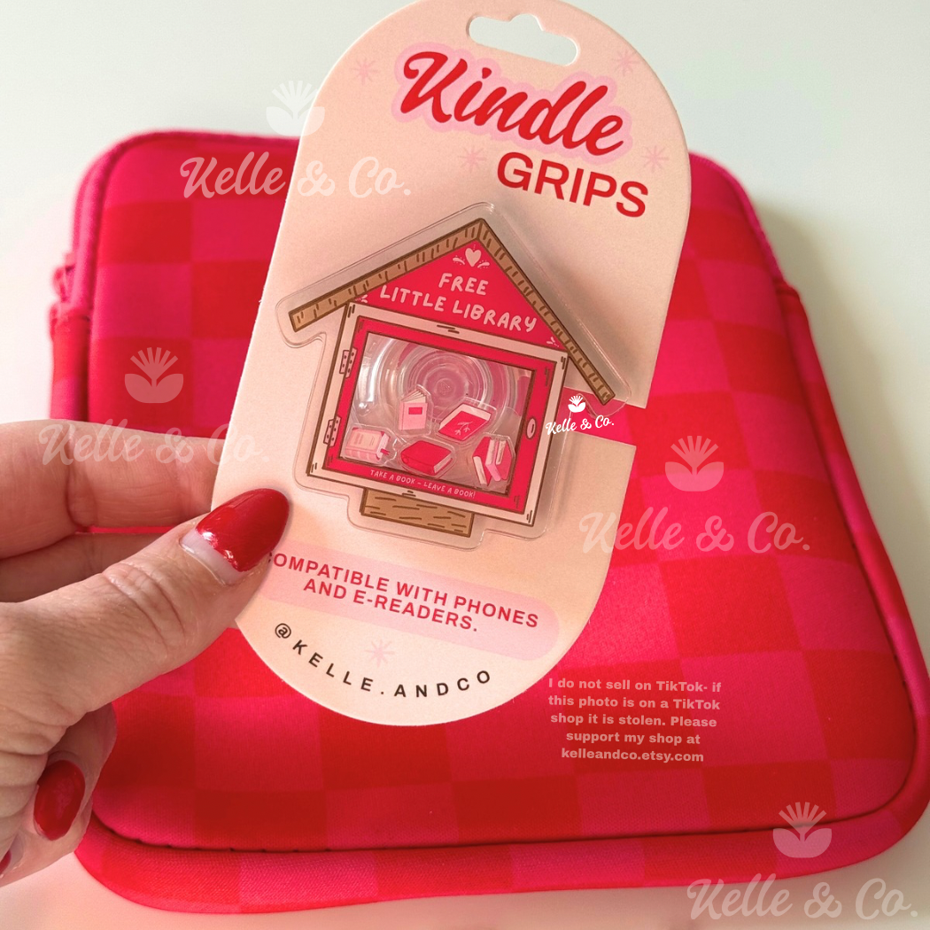 Little Library Shaker MagSafe Kindle Grip | Kindle case grip: Make it Magsafe