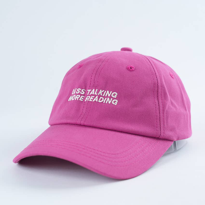 Less Talking More Reading Bookish Baseball Hat