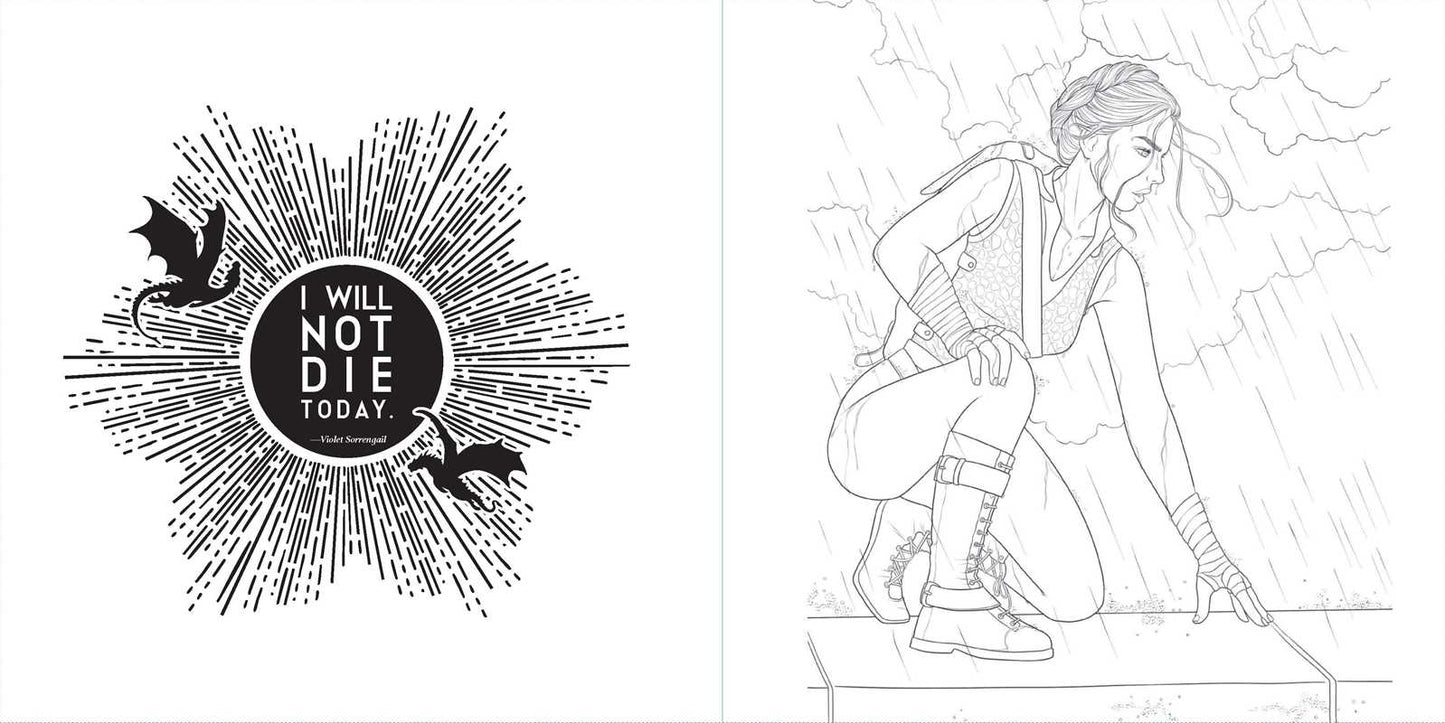 Fourth Wing Coloring Book