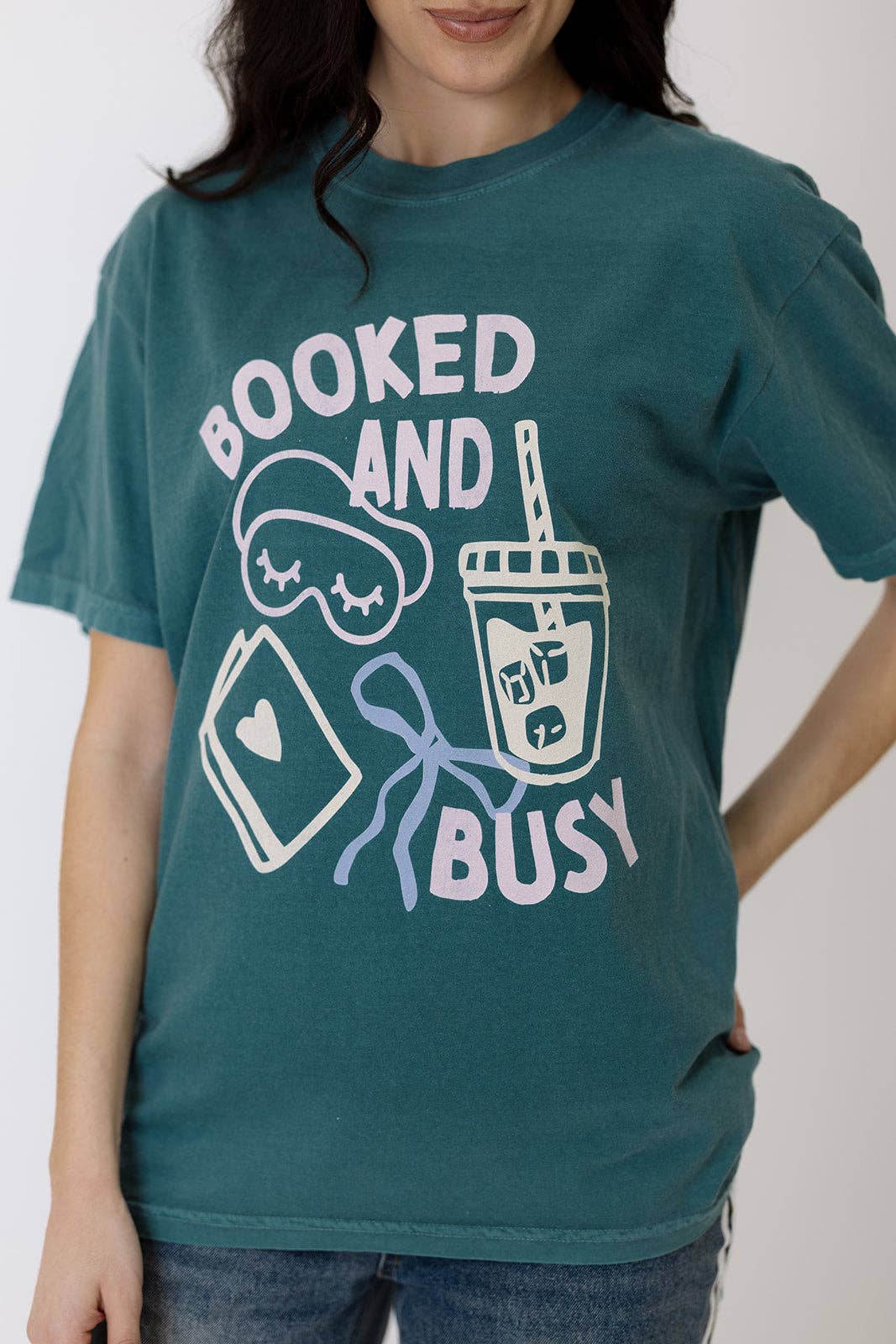 Booked And Busy Tee: Large