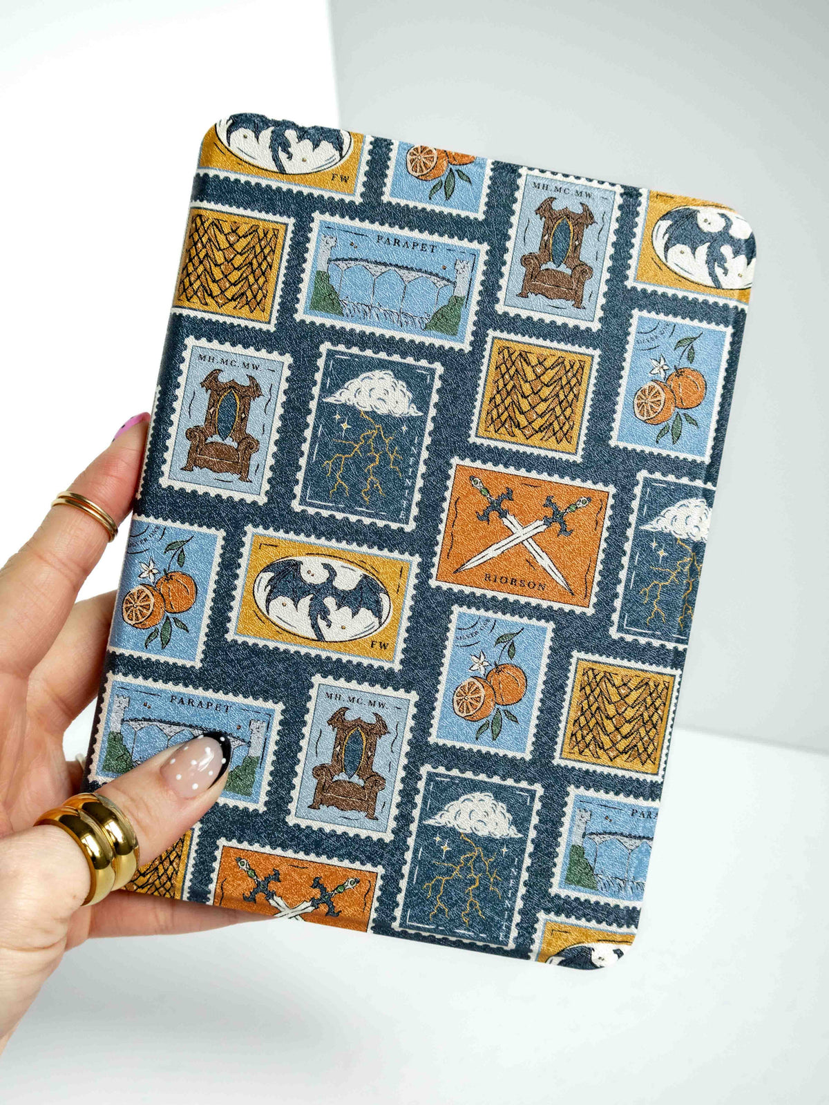 Fourth Wing Stamps - Kindle Case