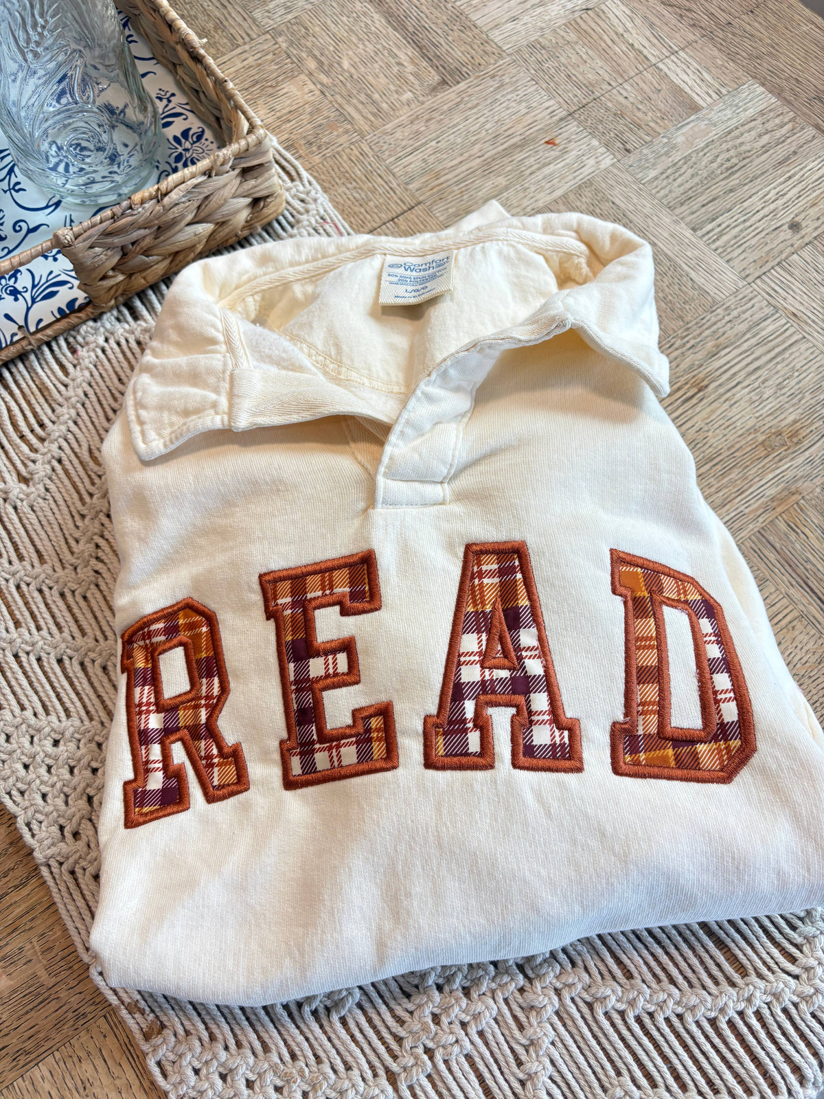 READ Fall Collared Sweatshirt