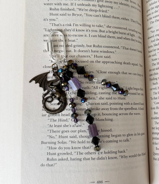 Midnight Dragon Bag Charm
