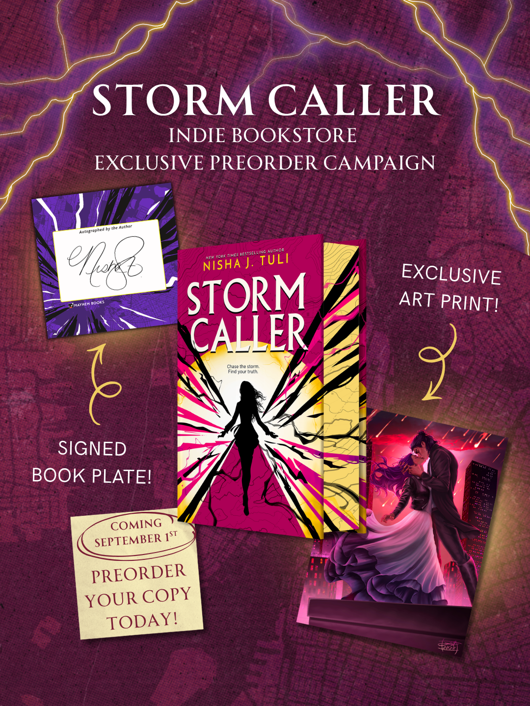 Storm Caller by Nisha J. Tuli - PREORDER