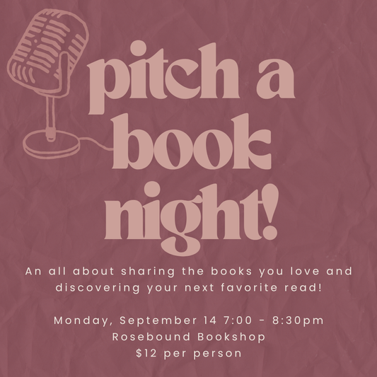 Pitch a Book Night - September 14, 2026