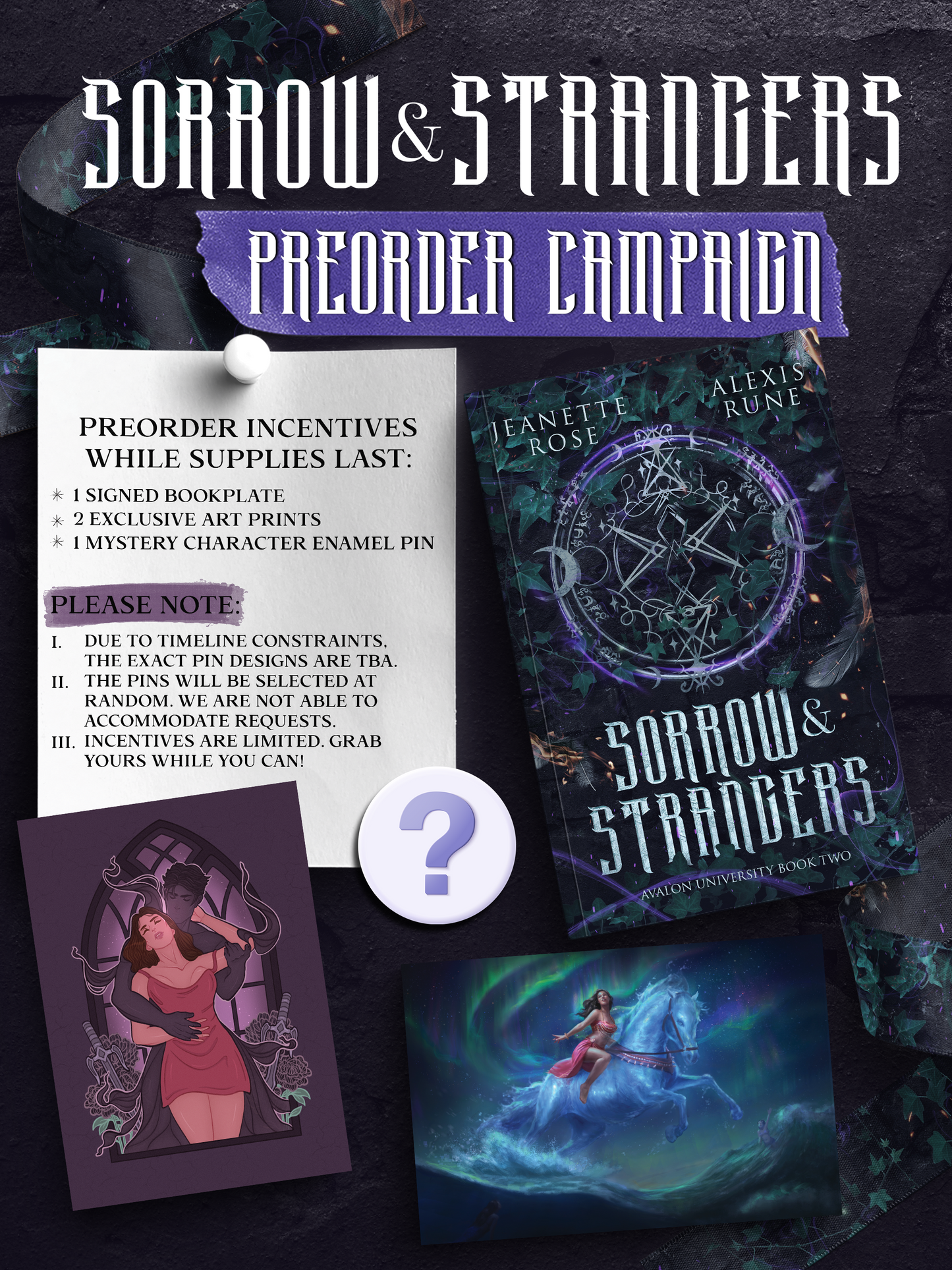 Sorrow & Strangers by Jeanette Rose and Alexis Rune - PREORDER