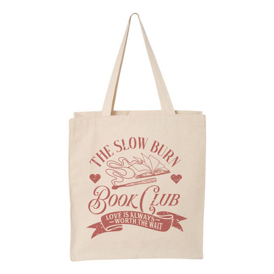 The Slow Burn Book Club Tote Bag