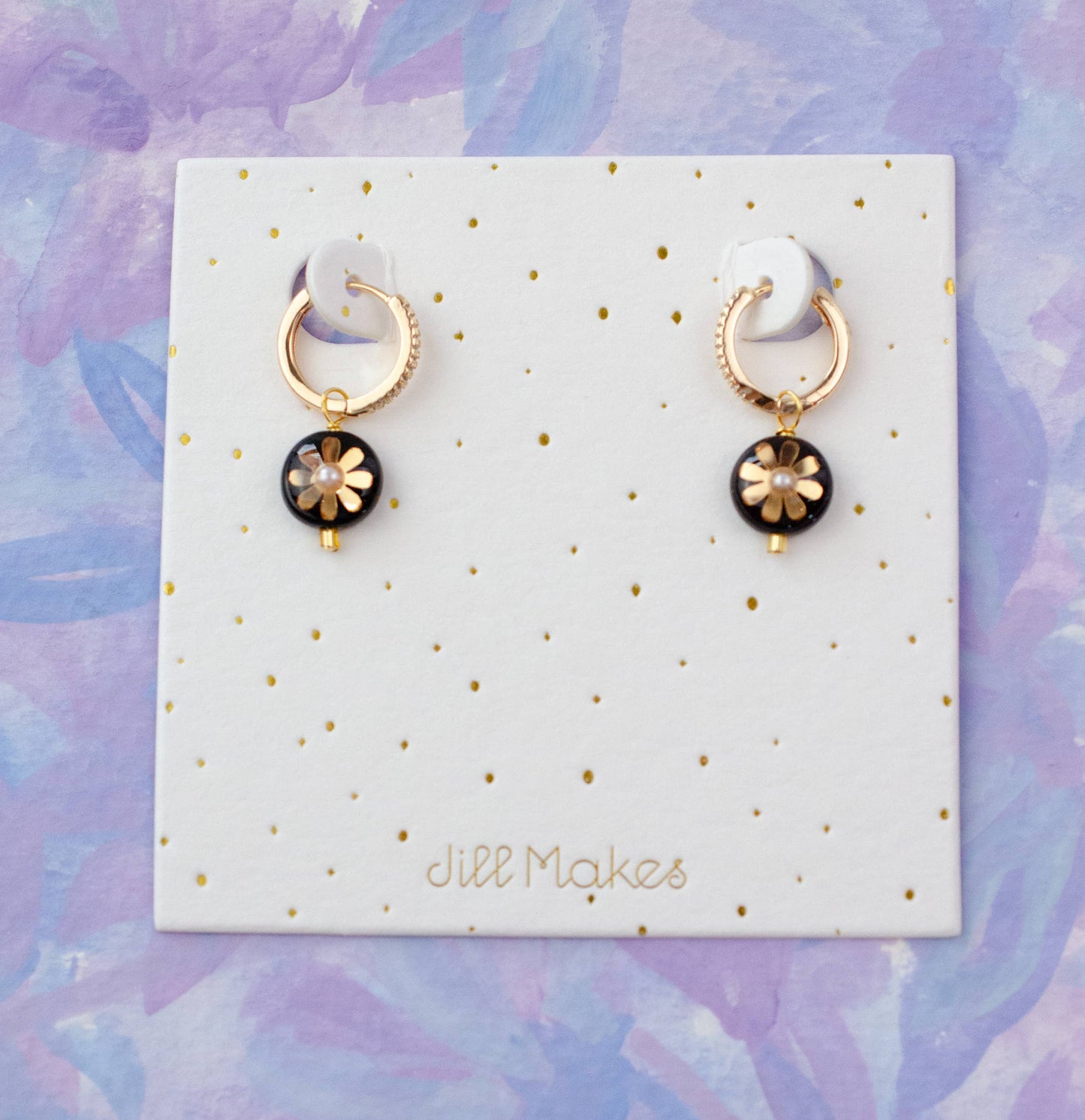 Mira Flower Dangle Earrings