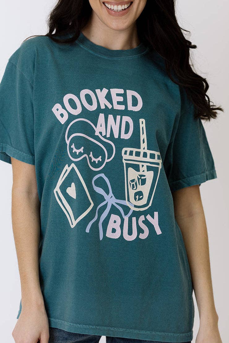 Booked And Busy Tee: Small